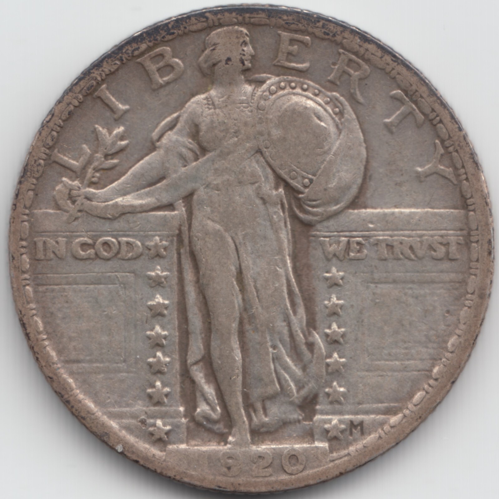 1920 Standing Liberty Quarter, XF