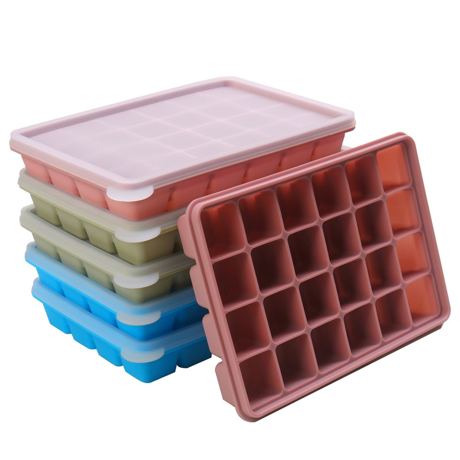 1 Tbsp Silicone Freezer Molds - Perfect for Storing Garlic, Herbs, Ginger, Pe...