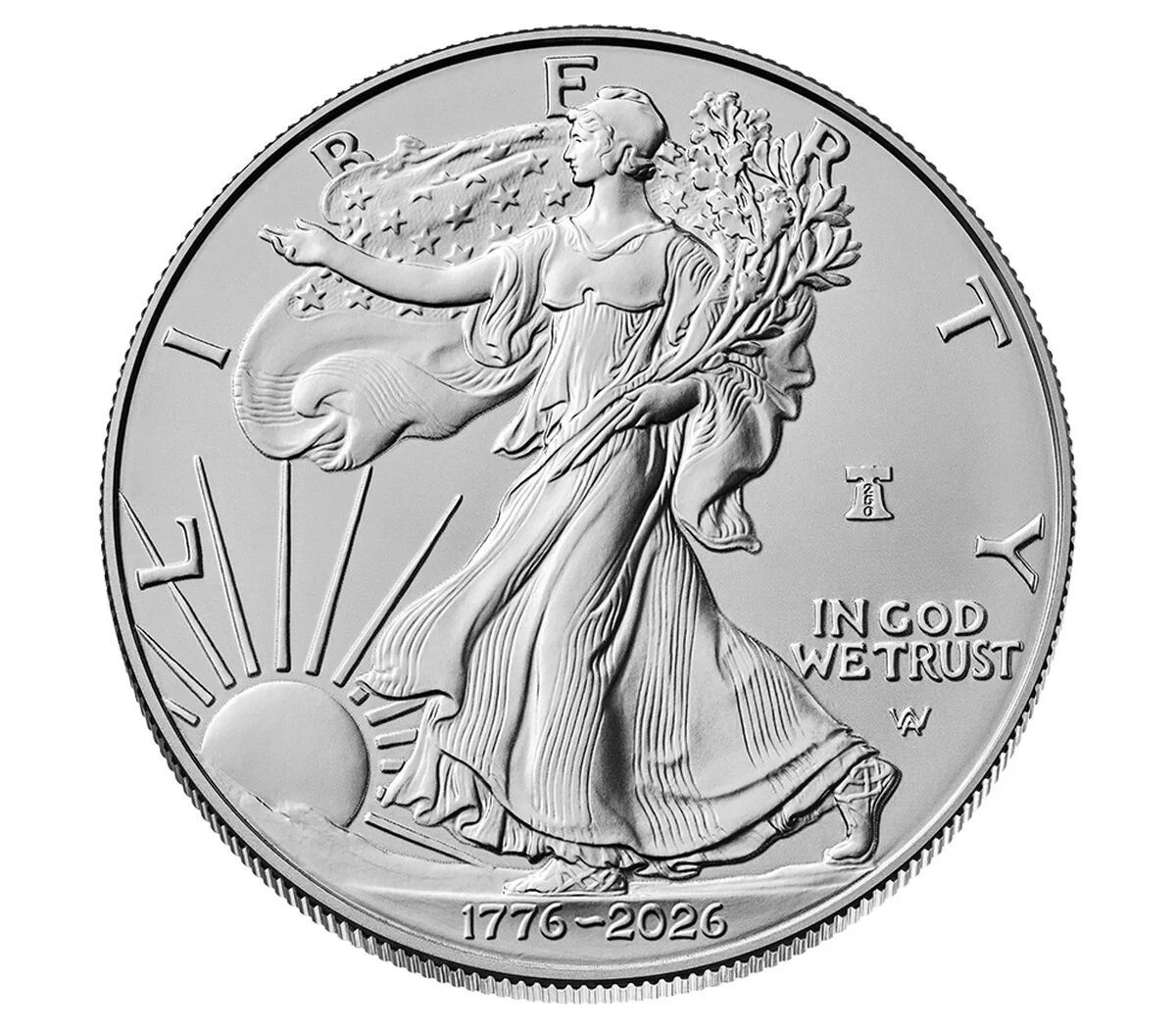 2026-W (MS70) Enhanced Uncirculated American Silver Eagle $1 ASE CAC FD Bell