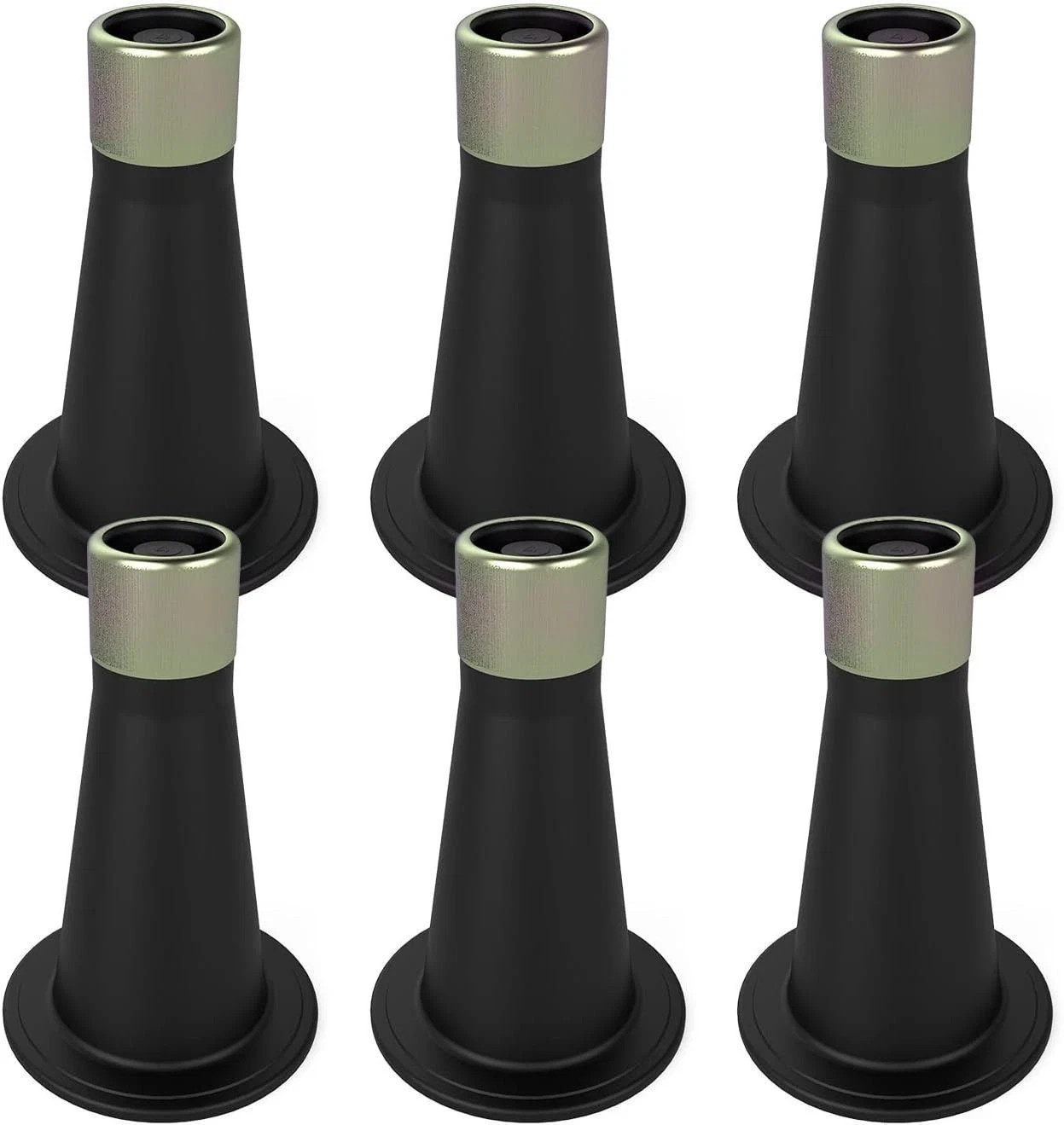 6PC Bedframe Feet / Bed Frame Foot Risers / Wheel Replacement Set