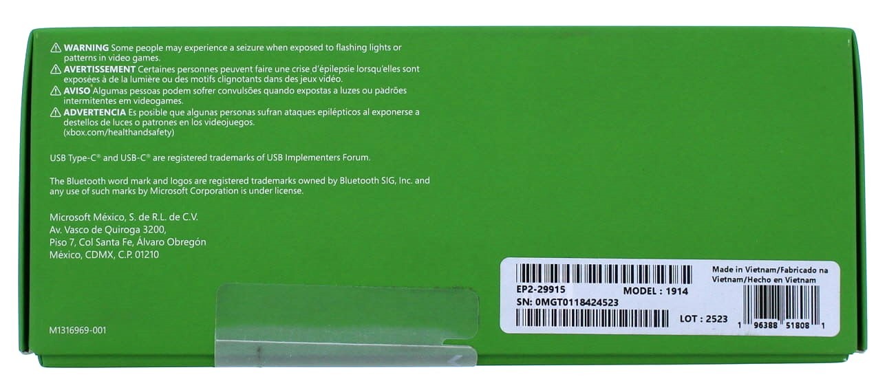 Xbox Velocity Green Wireless Controller