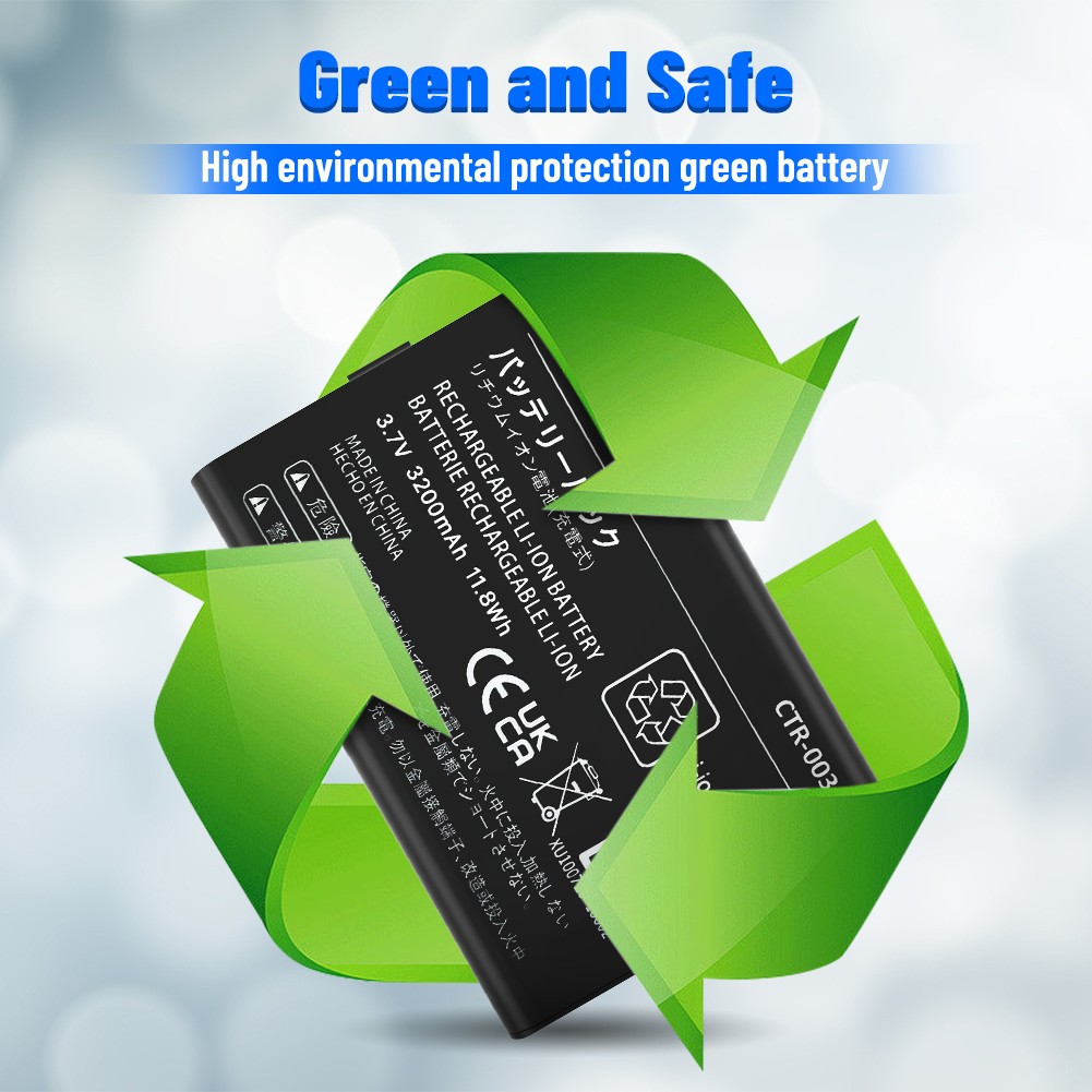 For Nintendo 2DS XL Battery CTR-003 CTR-001 GENCA-028/3DS Replacement Tool USA