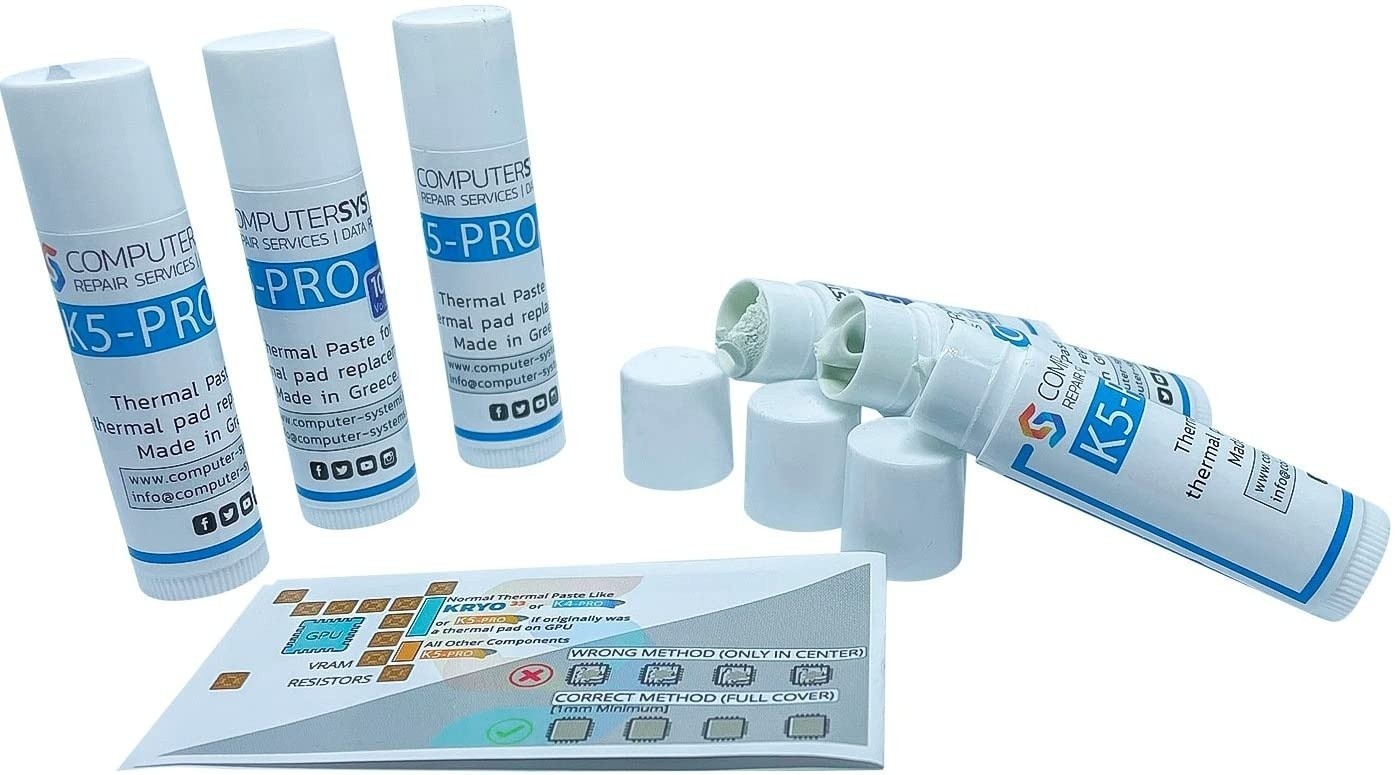 K5 PRO High Thermal Conductivity Gummy Thermal Paste for Computer Apple iMac 60g