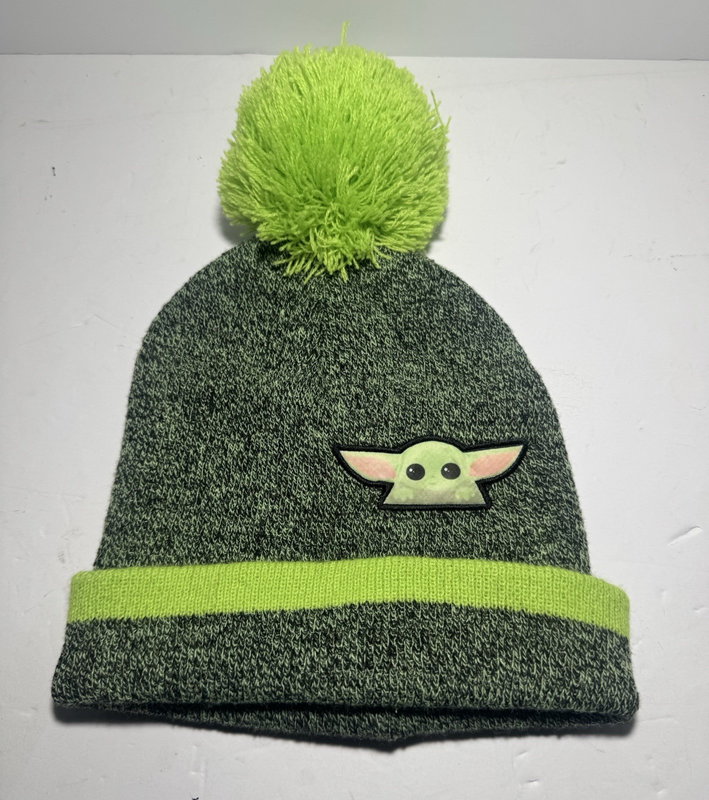 Star Wars Baby Yoda Green Beanie Pom Hat