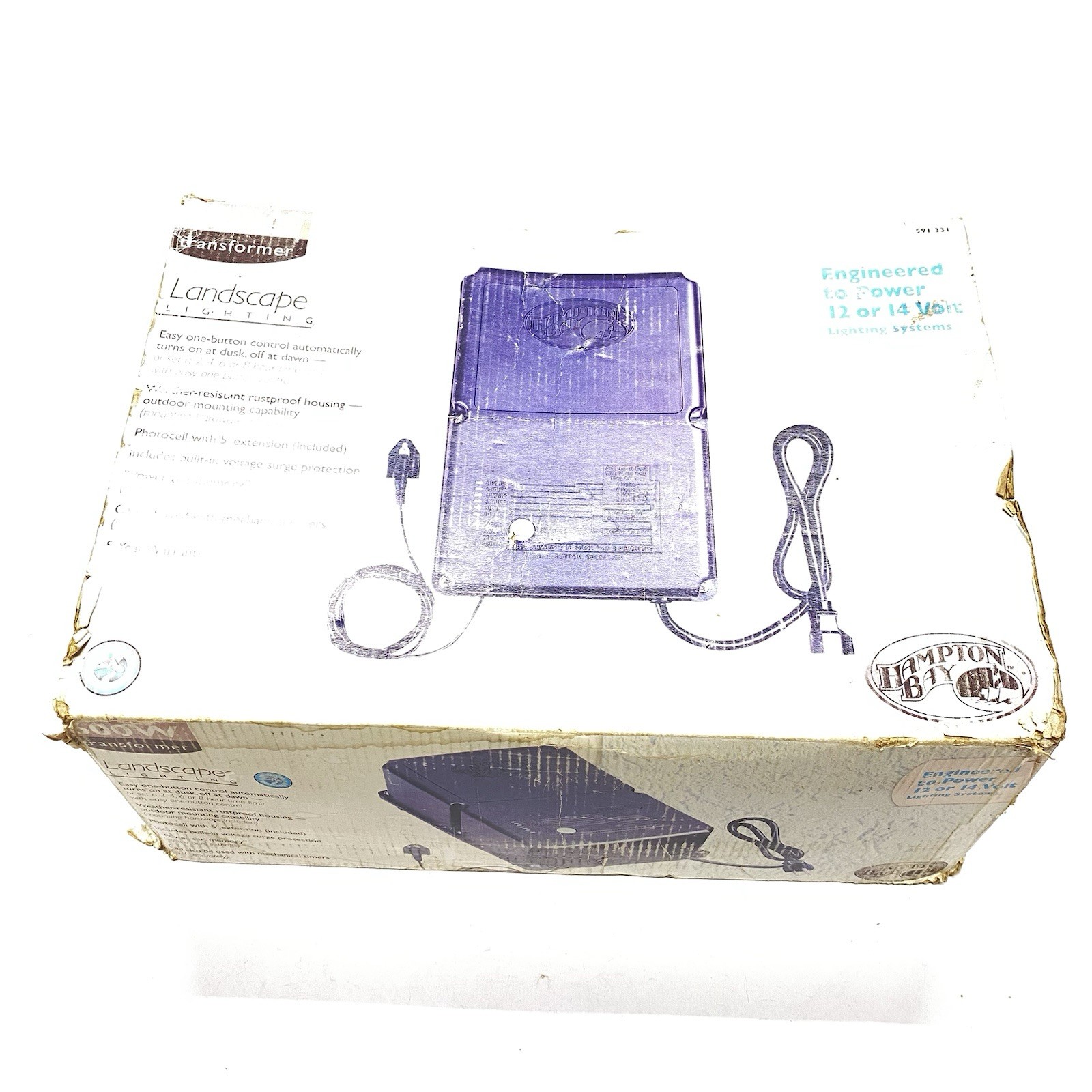 Hampton Bay 600W Low Voltage Landscape Lighting Digital Transformer Timer Photo