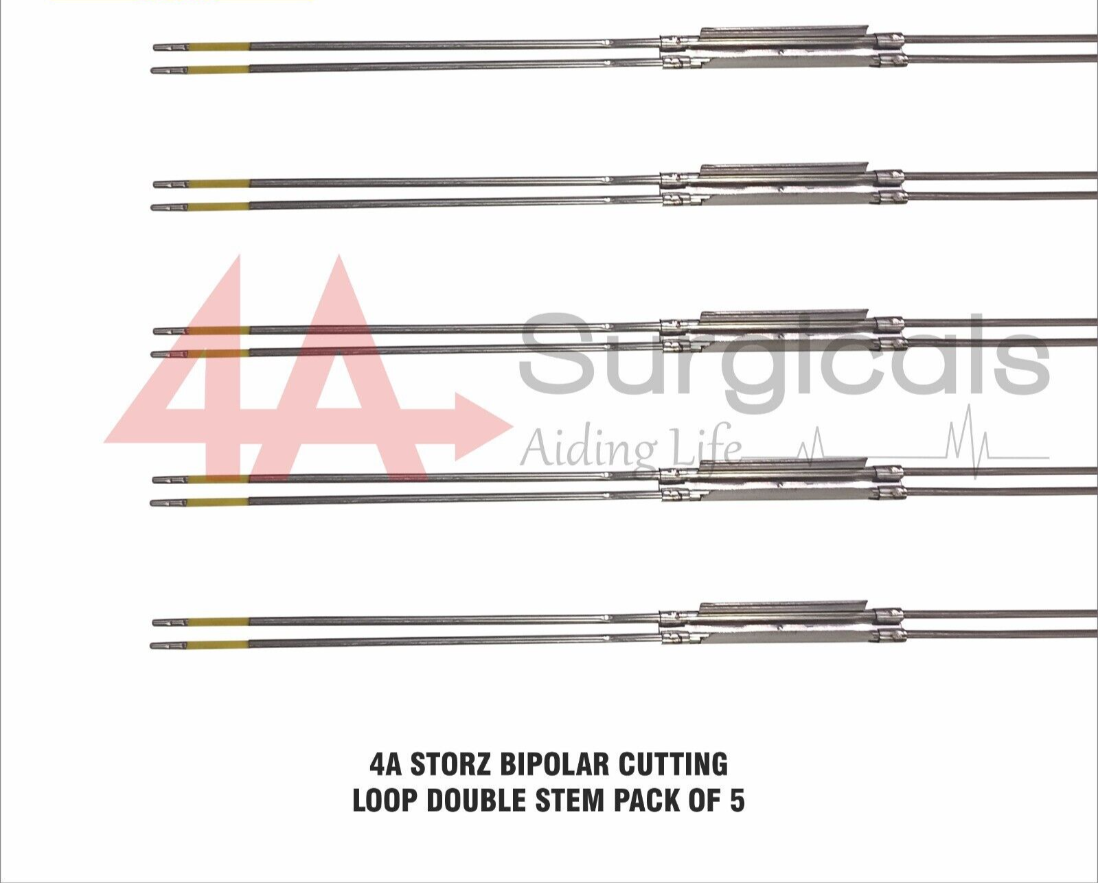 4A STORZ BIPOLAR CUTTING LOOP DOUBLE STEM PACK OF 5