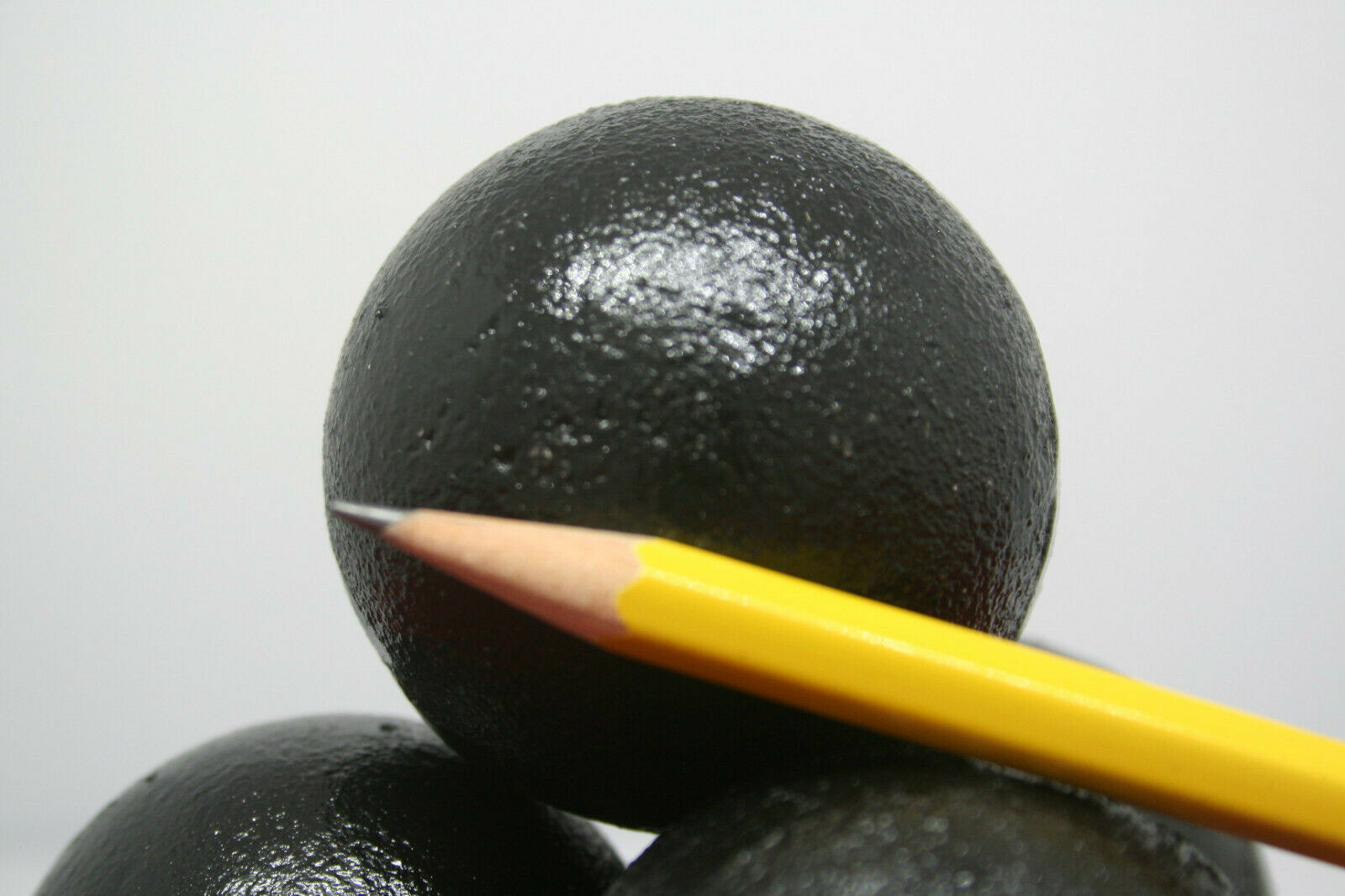 Road Bowling Ball Solid Metal Grape Shot Replica SIZE SMALL