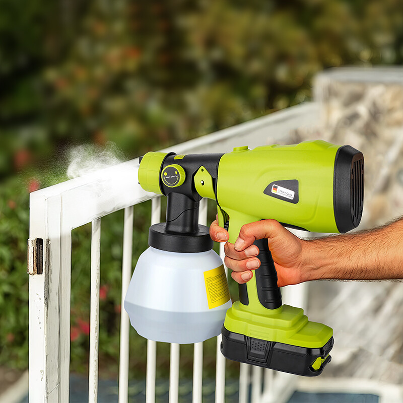 Paint Sprayer for Ryobi One+ 18V Battery w/1000ML Large Container Even Coverage