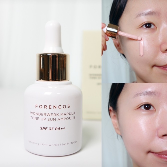 FORENCOS Wonderwerk Marula Tone Up Sun Ampoule 30g SPF37 PA++ Sunscreen K-Beauty