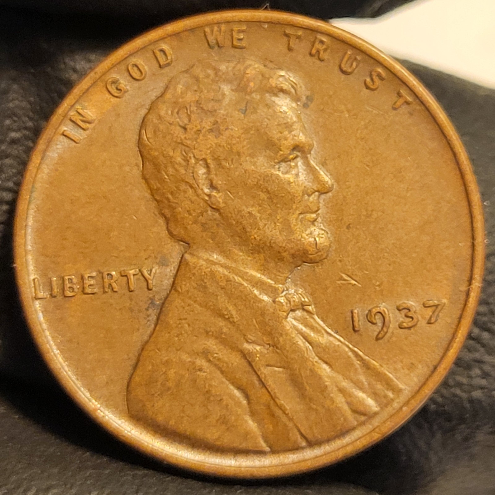 1937 P BN Lincoln Wheat Cent Penny!  Nice Coin!