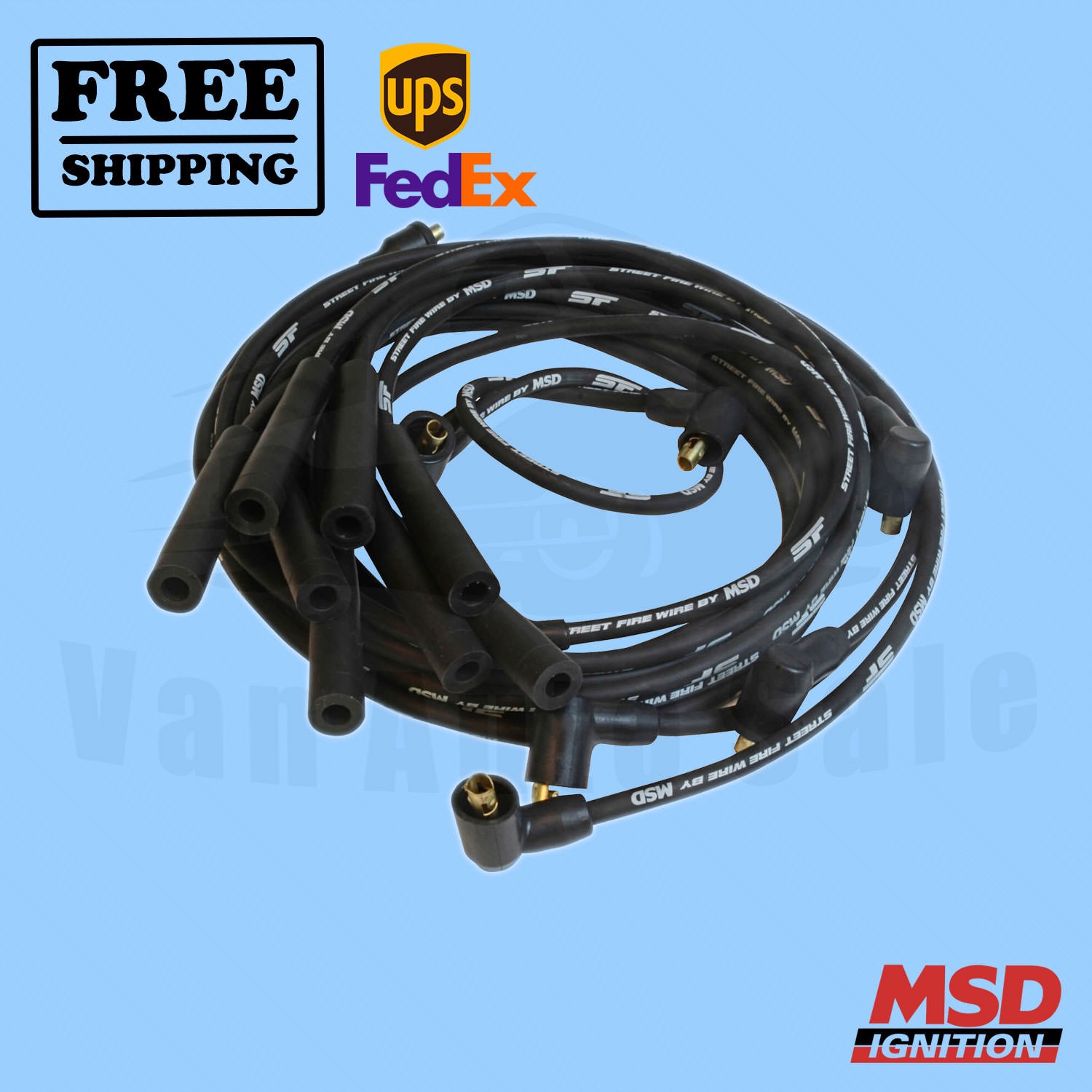 Spark Plug Wire Set MSD for Dodge D450 78