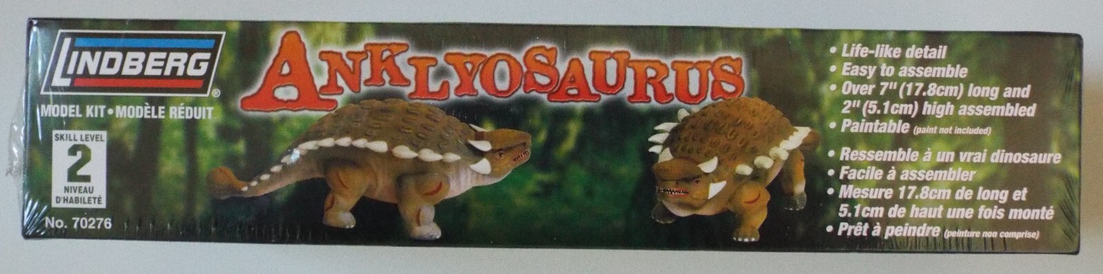 Ankylosaurus Lindberg Dinosaur Collection #70276 Discontinued Shrink Wrap MISB