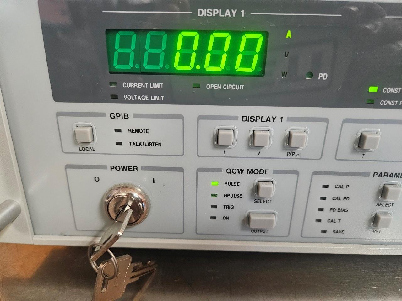 ILX LIGHTWAVE LDX-36000 HIGH POWER LASER DIODE CURRENT SOURCE LDX-36018-35 + KEY