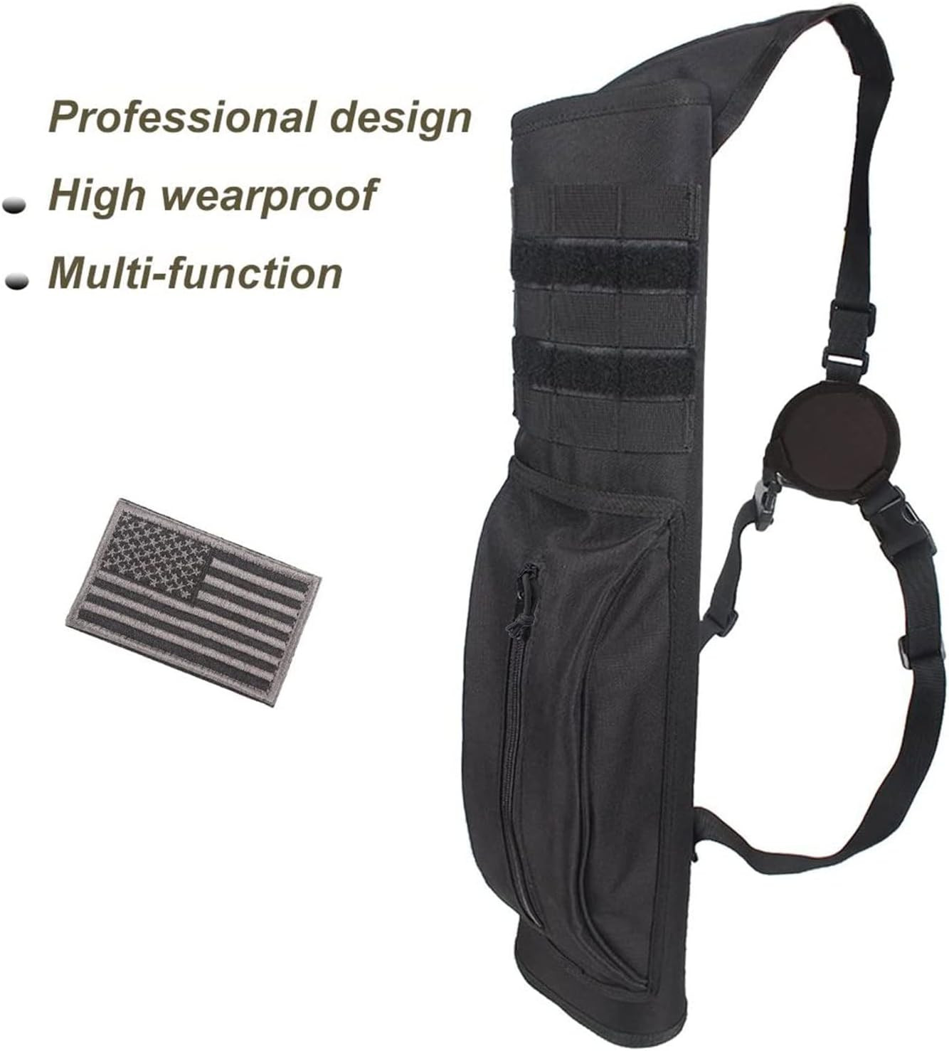 Archery Multi-Function Back Arrow Quiver with Molle System Shoulder Arrows Holde