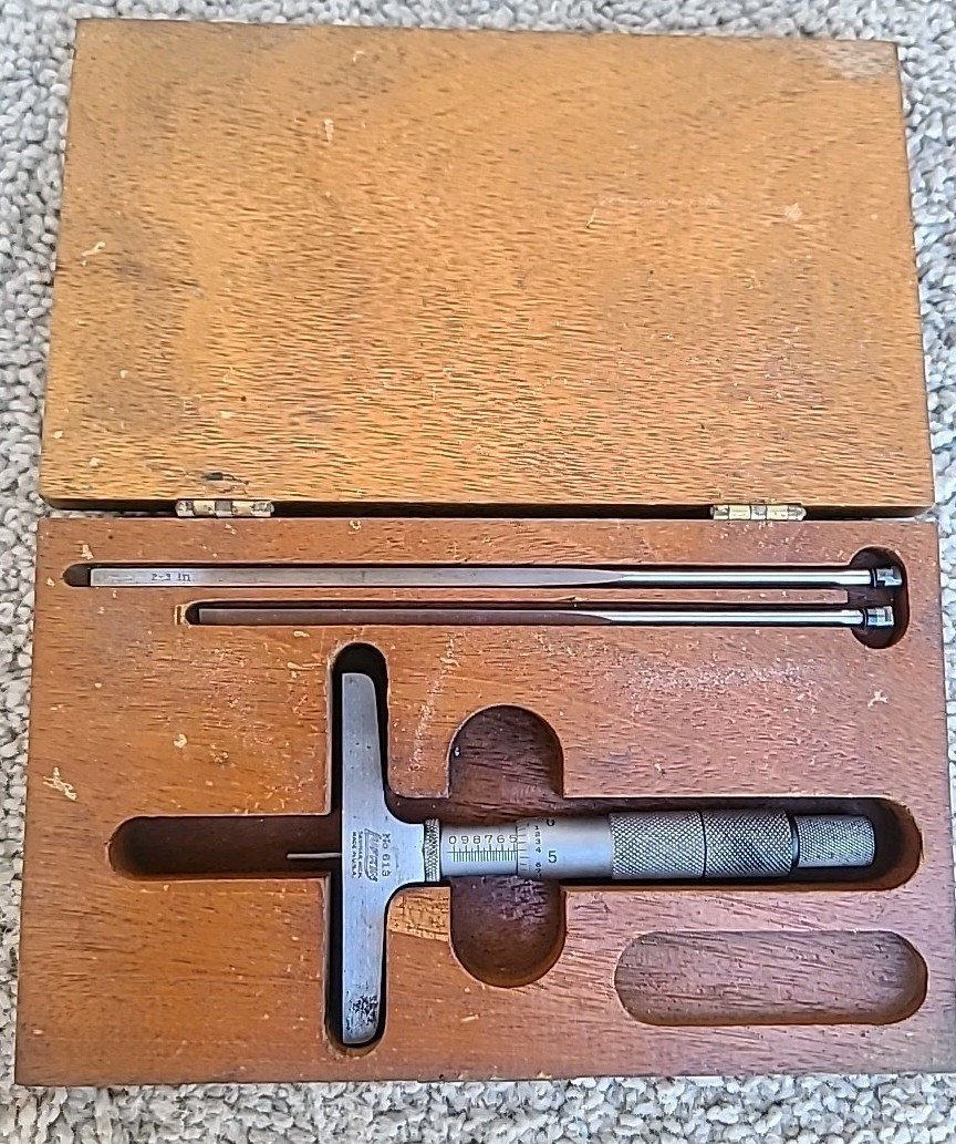 Vintage Lufkin Depth Micrometer. No.613