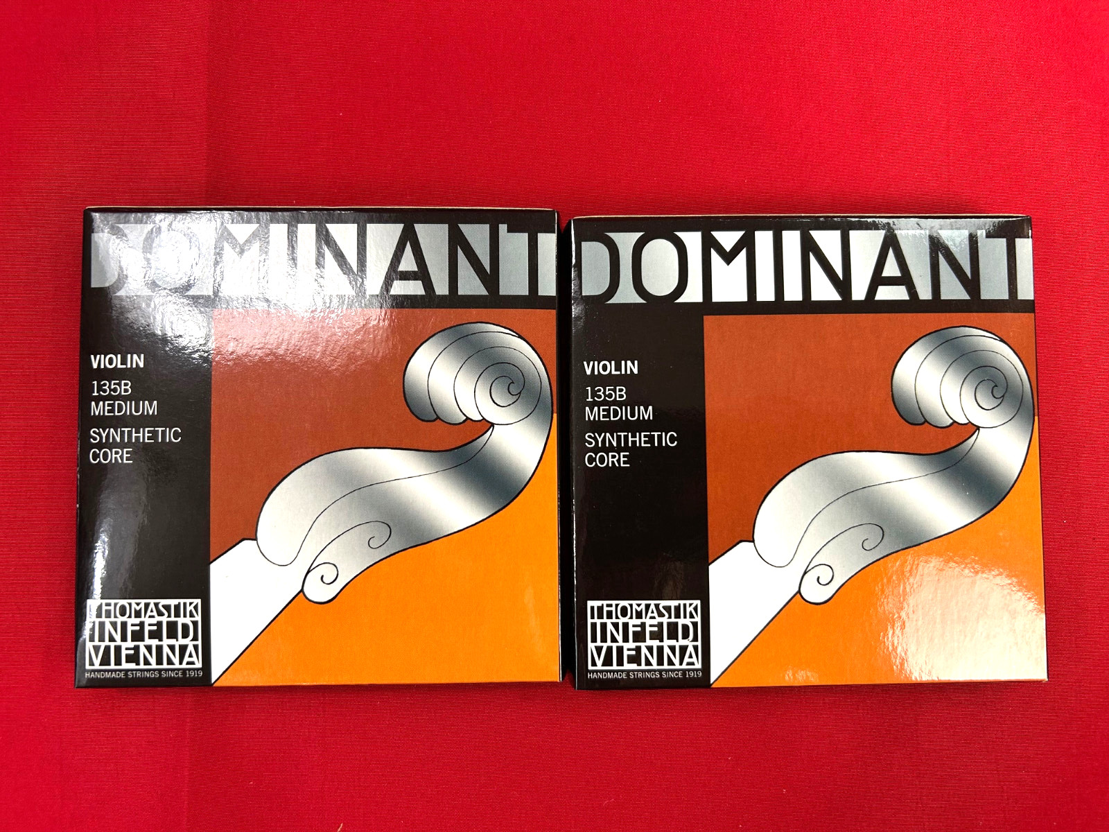 100% Authentic 2 Sets Thomastik Dominant 135B Violin String  Set 4/4 E Ball