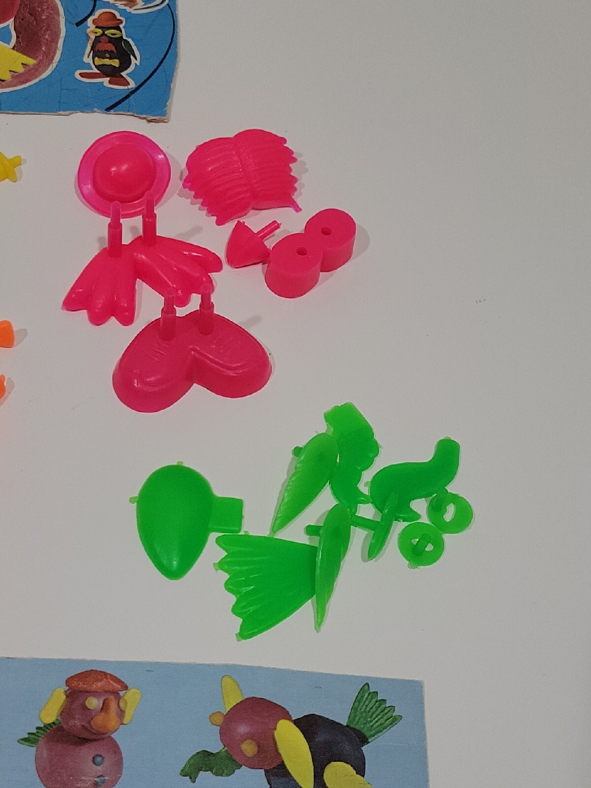 Vintage 1967 PLAY DOH ODDKINS playset *missing one ear