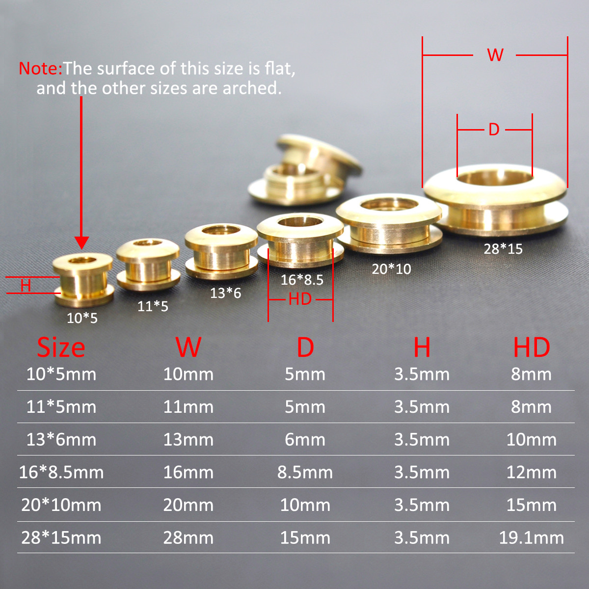 20pcs with washer screw eyelet Solid brass corns repair leather craft hardware