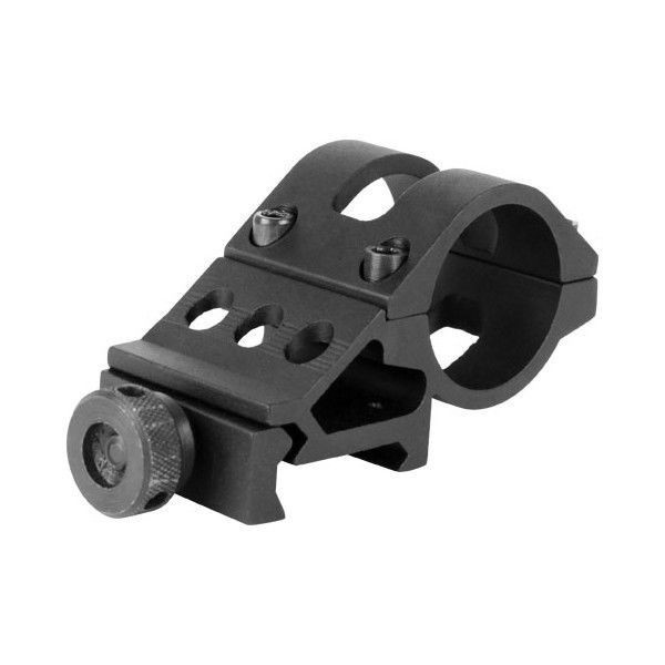1'' 25mm Offset Flashlight Ring Mount Fits 20mm Weaver Picatinny Rail 45 Degree