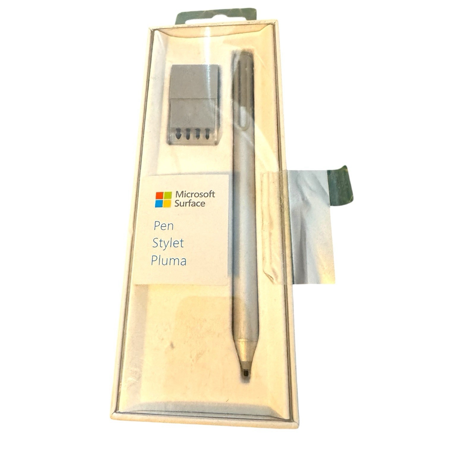 Microsoft Surface Pen Stylus Silver Model 1710 Surface Pro 3 4 Book w/ Tips
