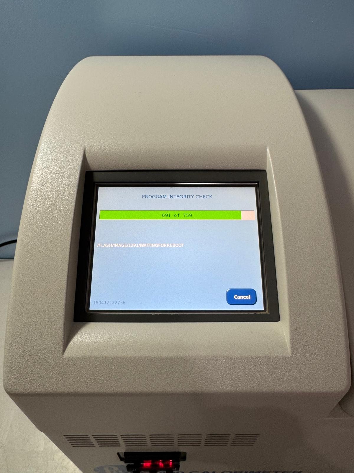 Parr 6400 Automatic Calorimeter 240V Powers On Touchscreen Works Firmware Error