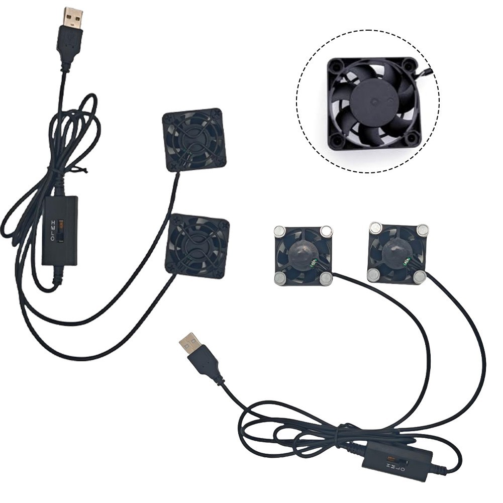 40mm USB Cooling Fan with Adjustable Speeds for Comfort and Performance