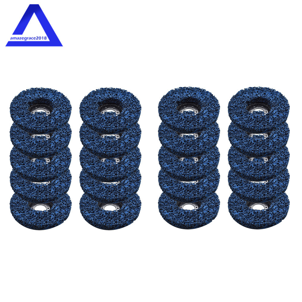 20Pcs 4.5"×7/8"Quick Change Easy Strip and Clean Discs For Paint Rust