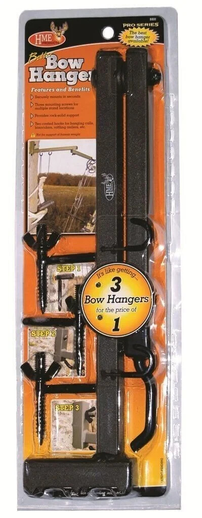 HME Products Better Bow Hanger Screw in Style Three Mounting Screws NEW BBH