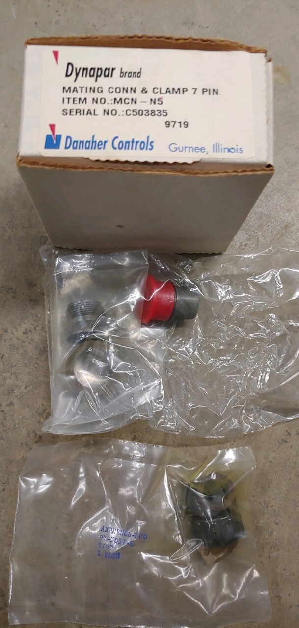 DYNAPAR Encoder 7 pin Mating Connection & Clamp MCN-N5