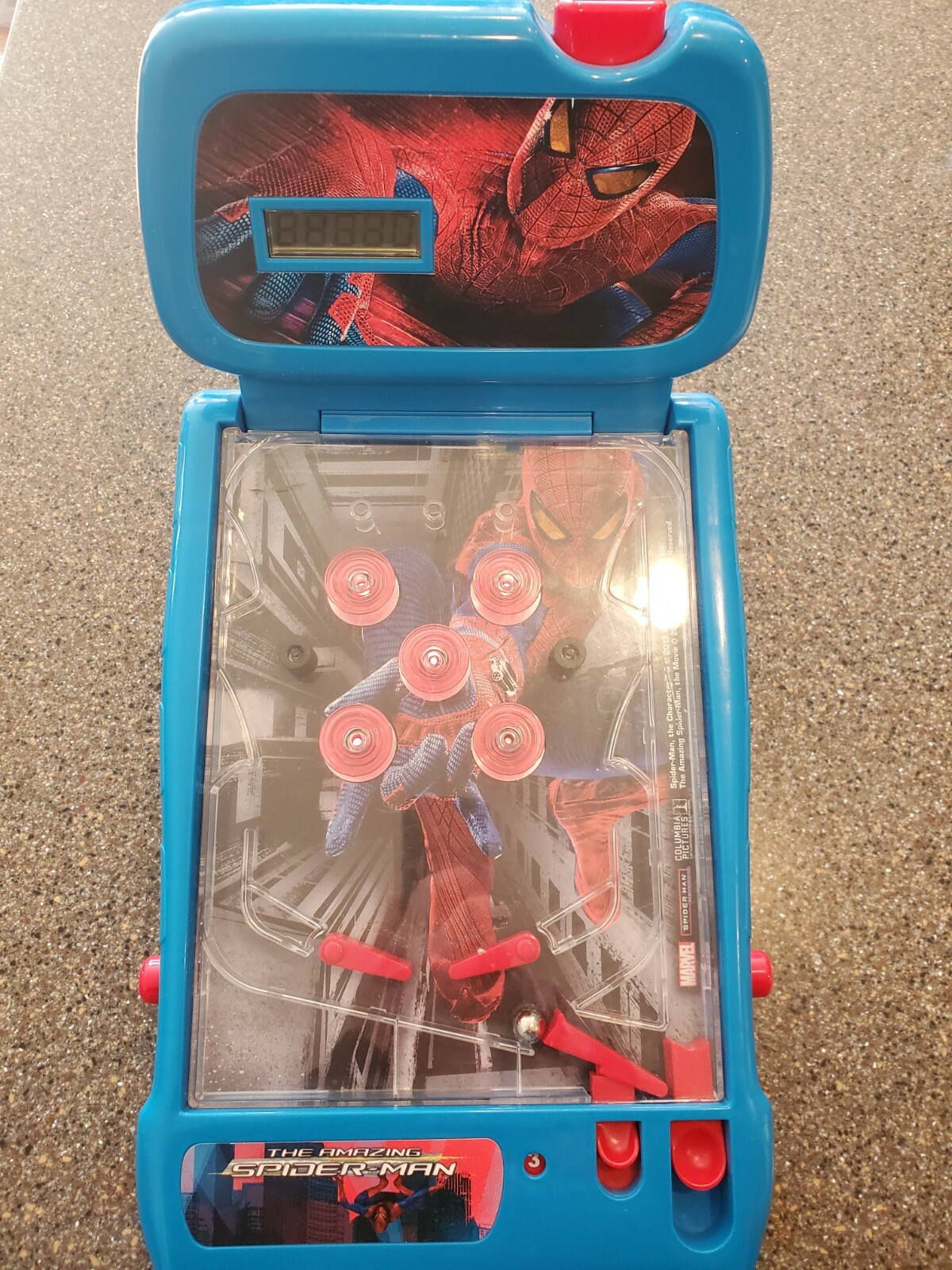 Rare! Marvel The Amazing Spider-Man Movie 2012 Electronic Tabletop Pinball