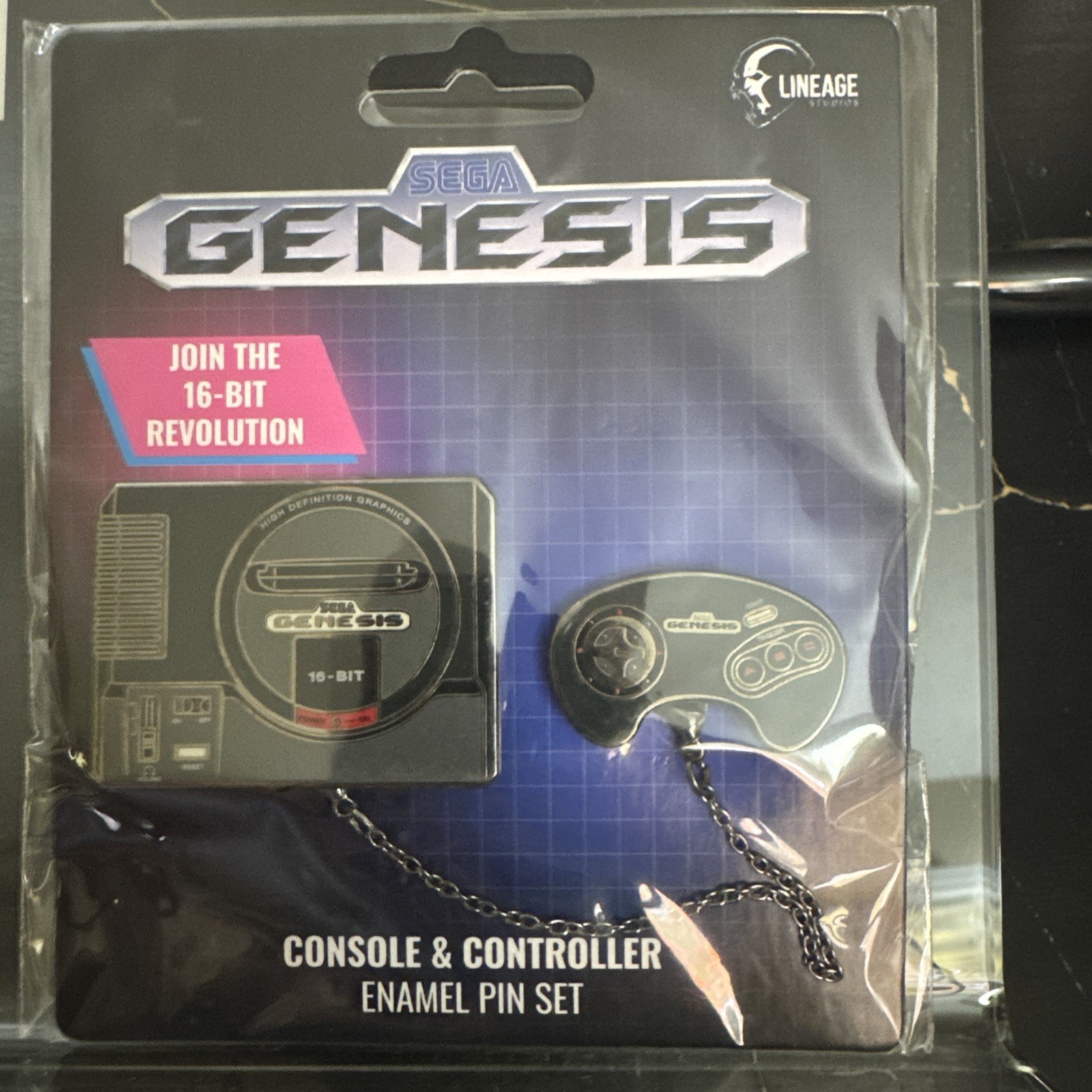 Sega Genesis Console & Controller Pin Set