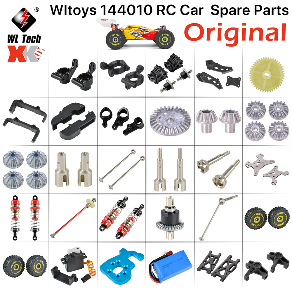 Wltoys 144010 1/14 RC Car Parts Swing Arm C Seat Differential Wavebox Tire Gear