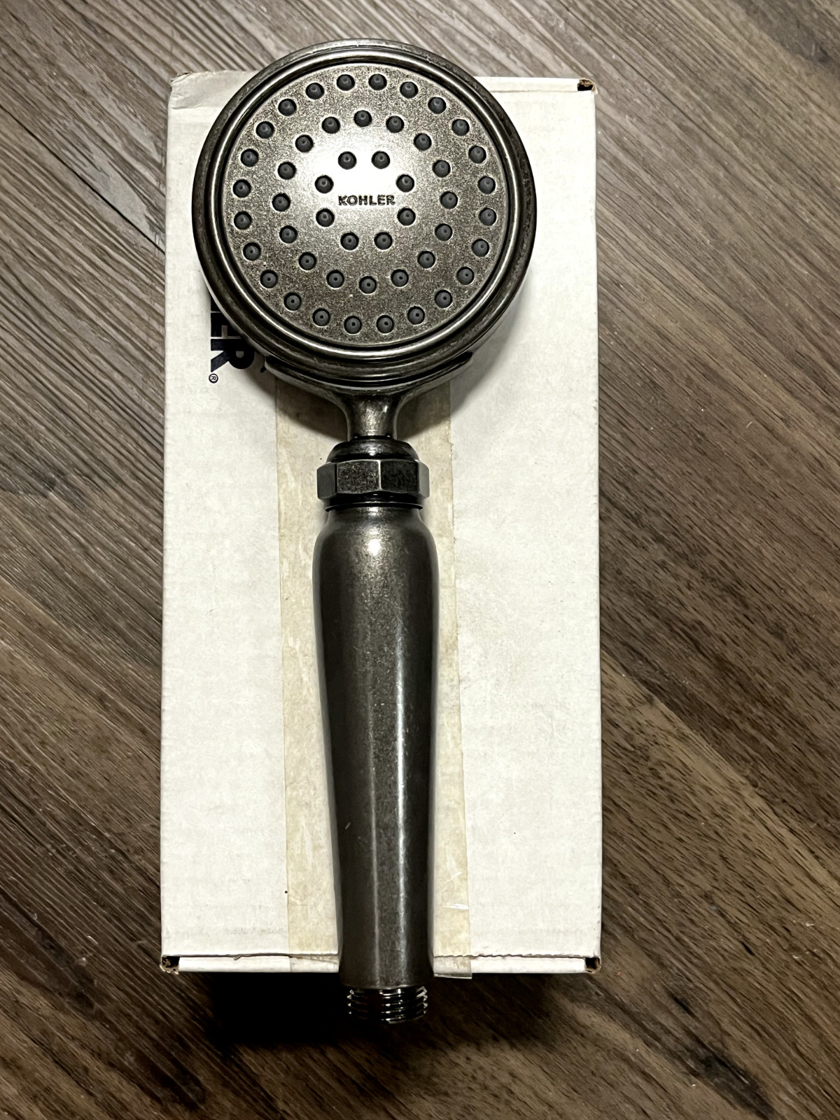 Kohler 72776-G-VNT Artifacts Single Function Hand Shower Vintage Nickel NIB Z4