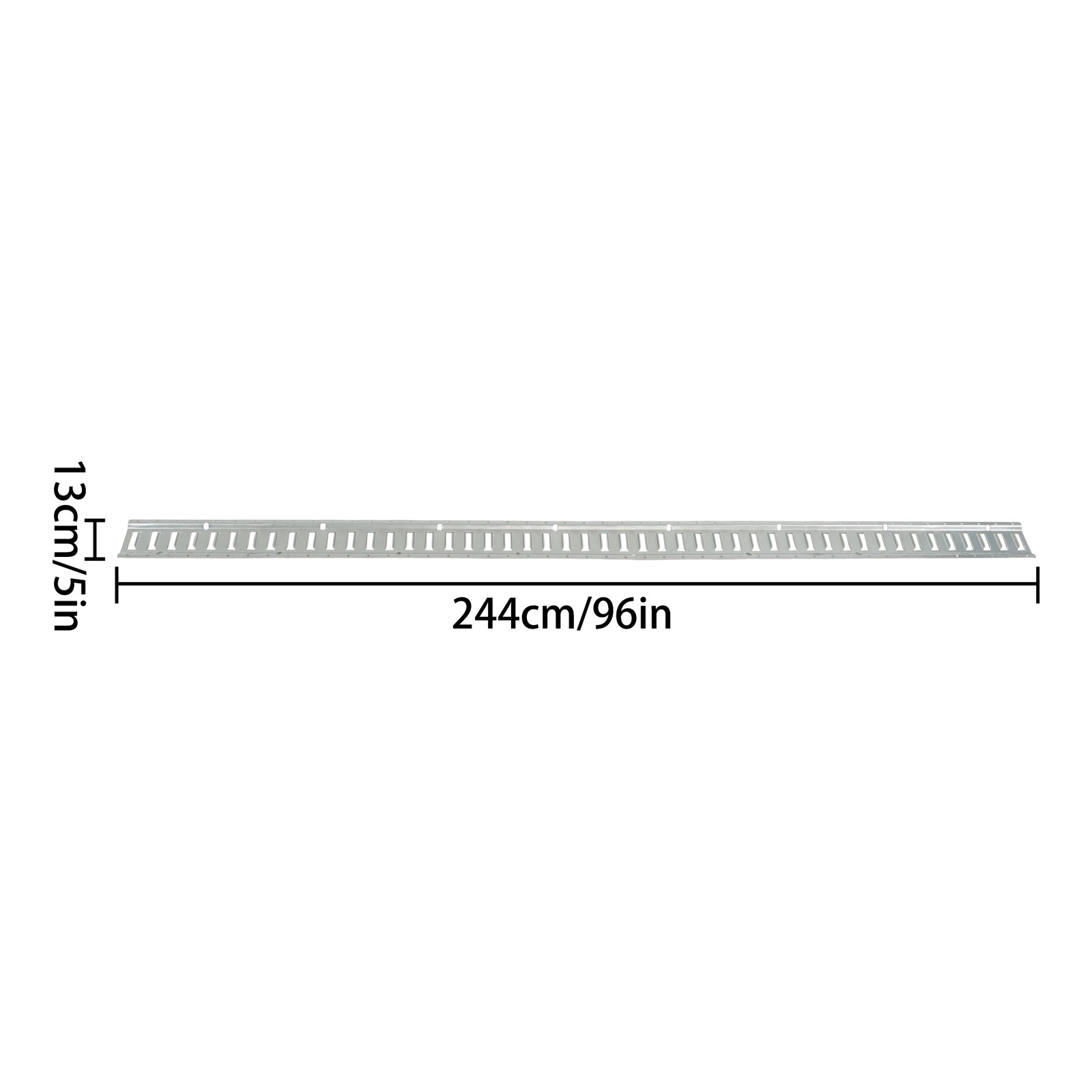 Labwork 37 Pack 8' E Track Tie Down Rail Kit 6 PCS 12' 16' 20' Ratchet Straps