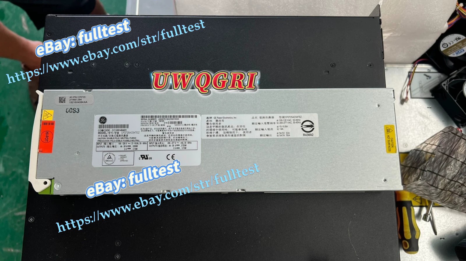 1PCS Used POWER CP2725AC54TEZ Switching power supply by DHL or FedEx