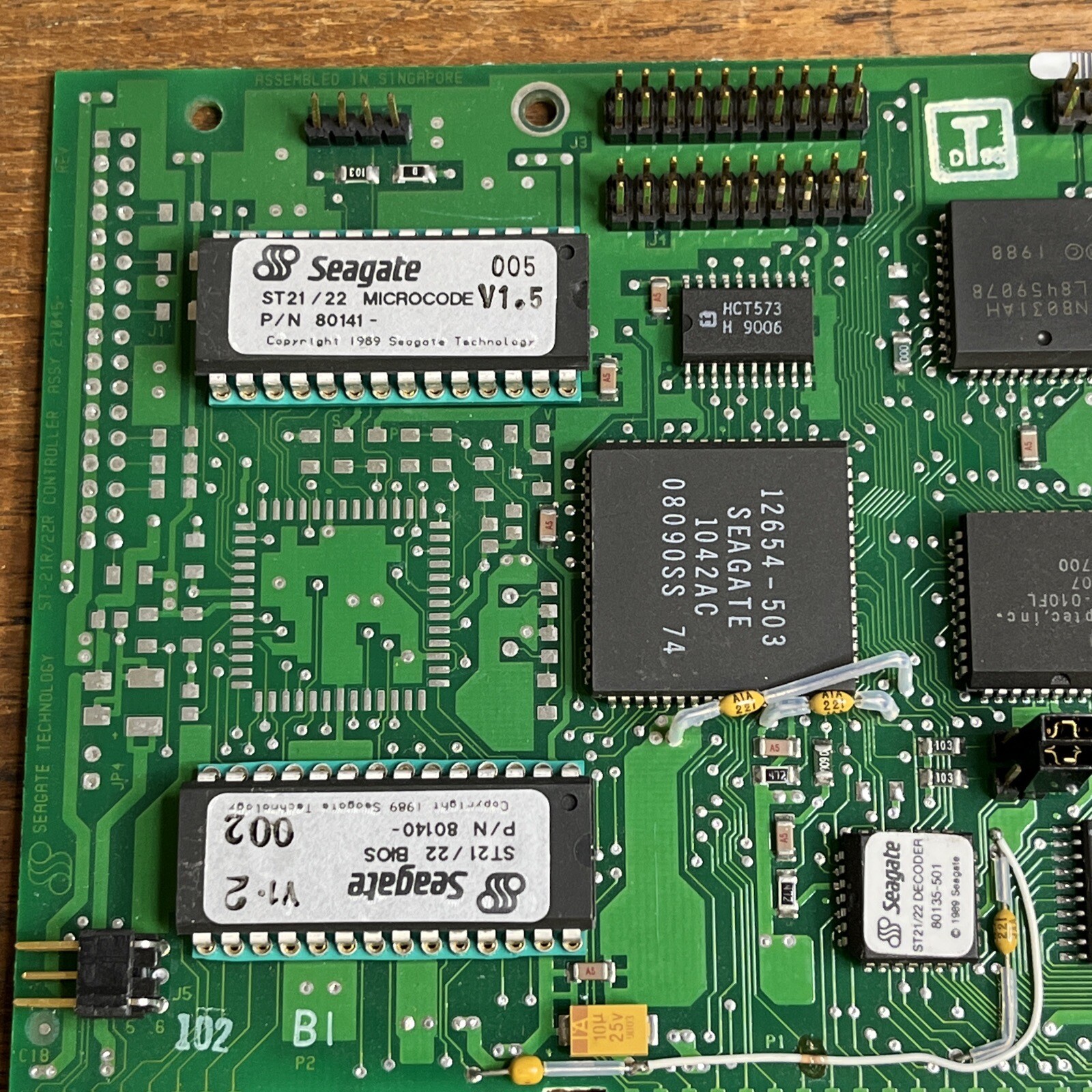 ST-21R/22R SEAGATE 16BIT ISA RLL CONTROLLER WITH FLOPPY FDC CONTROLLER