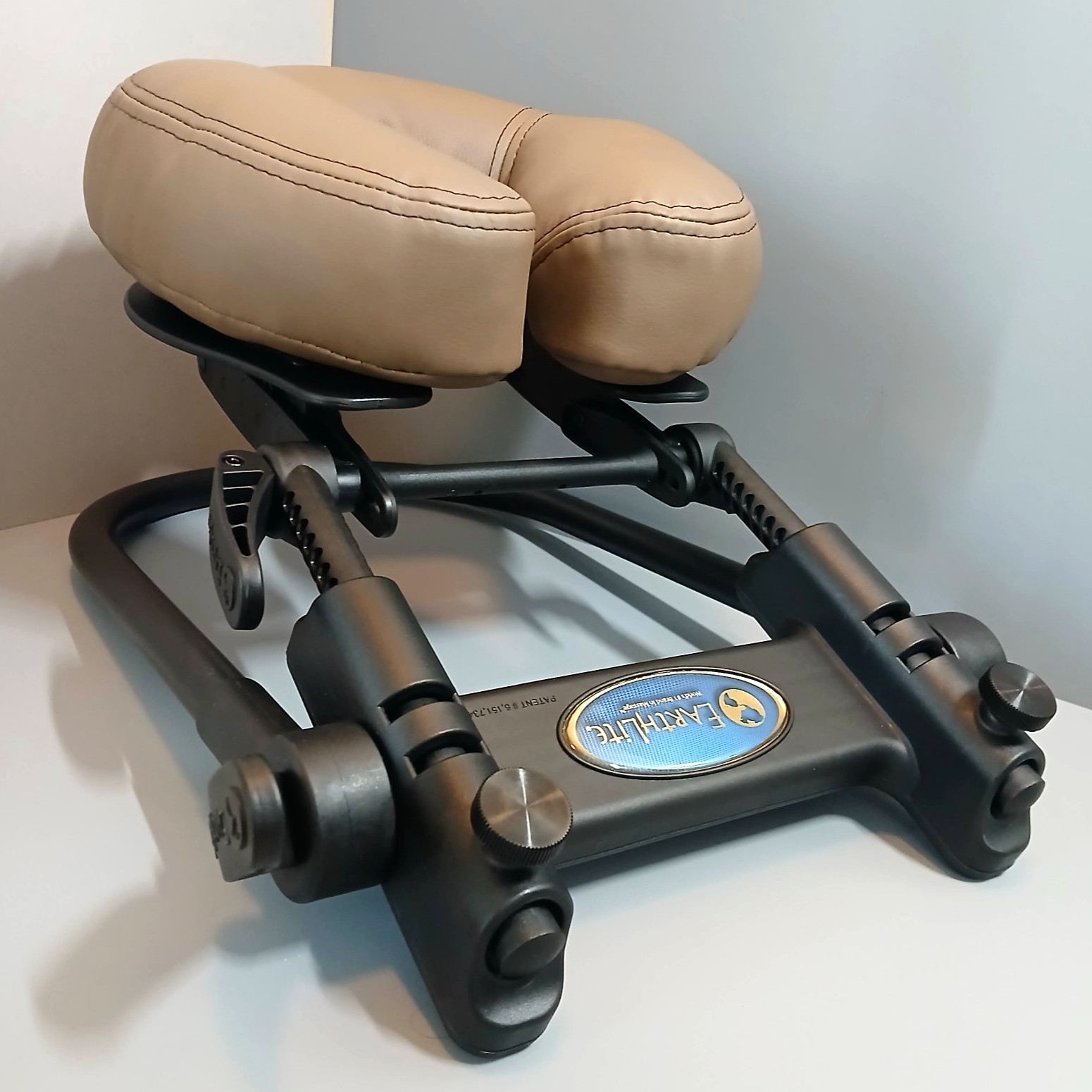 EarthLite Deluxe Adjustable Face Cradle Headrest for Massage Table – Dual Levers