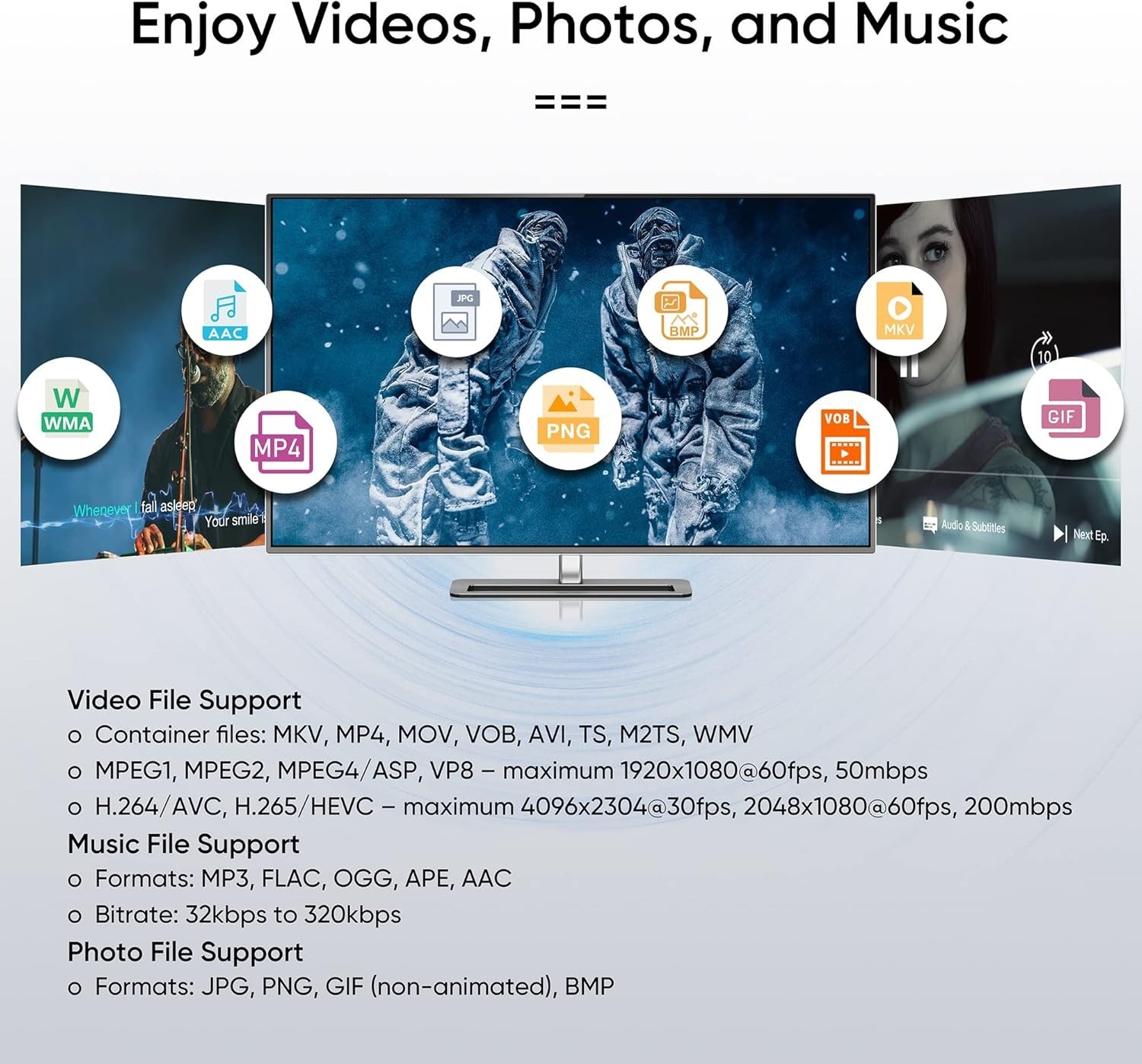 Ultra-HD NEUMI Atom 4K Lite Media Player - Automatic Playback & Trigger Feature