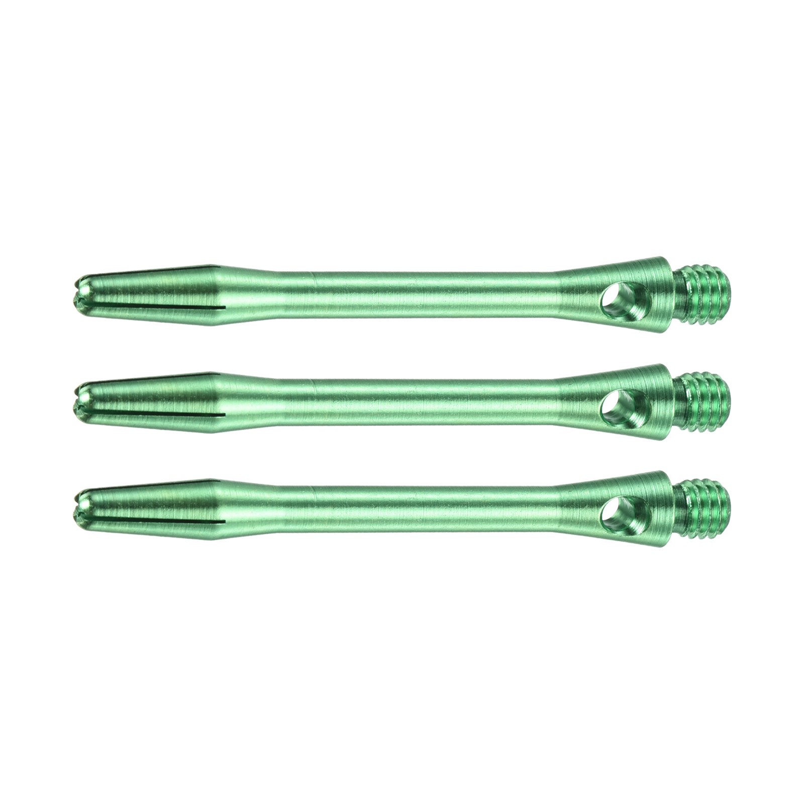 3Pcs Dart Shafts,Aluminum Medium 2BA Thread Dart Stems Replacement(Green,45mm)