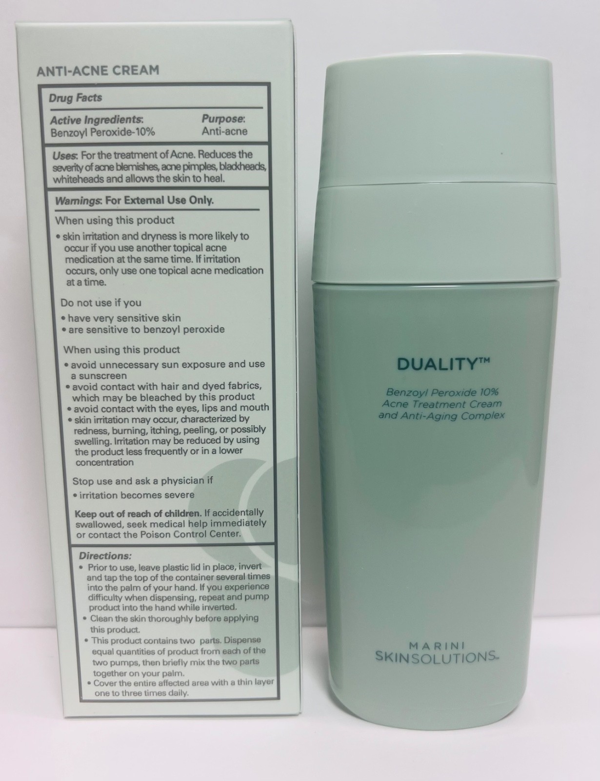 JAN MARINI SKINSOLUTIONS DUALITY 1 oz+ FREE OBAGI RETINOL 0.5 & RETINOL 1.0 1oz