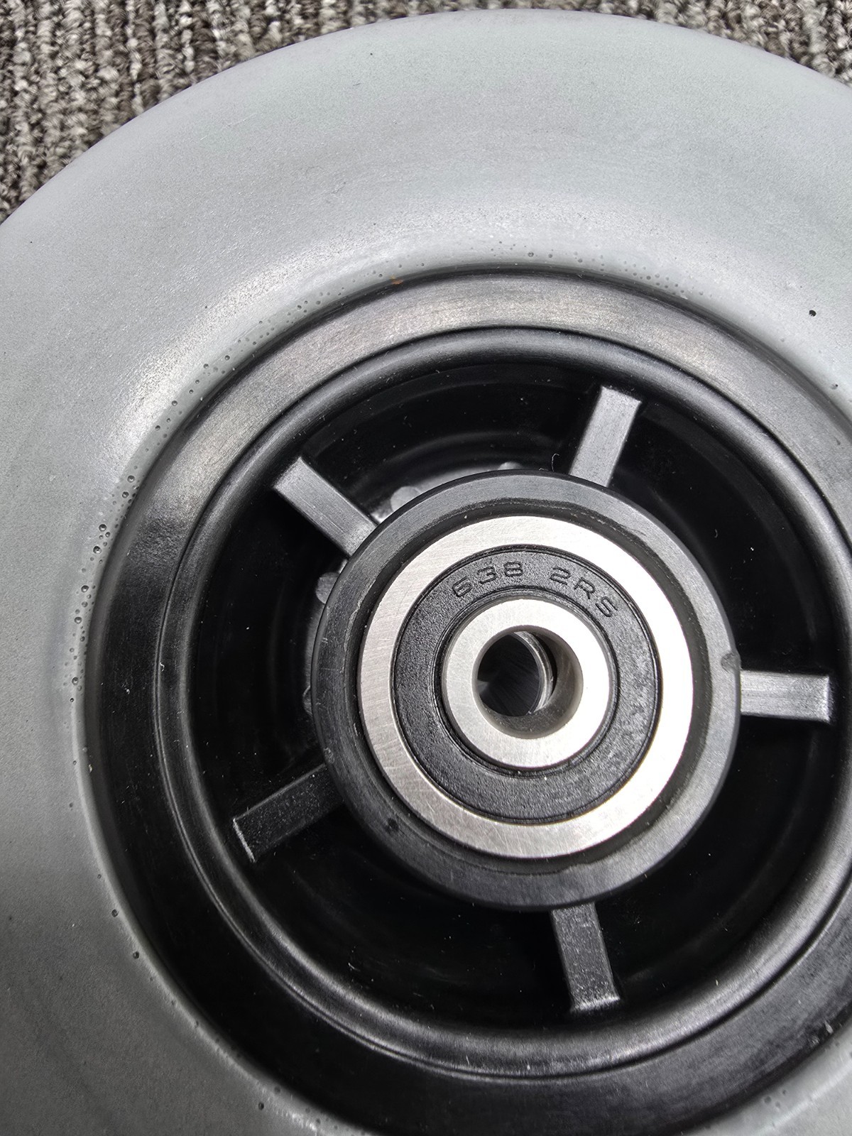 6"x 2" Caster Wheels For Quantum Q6 Edge