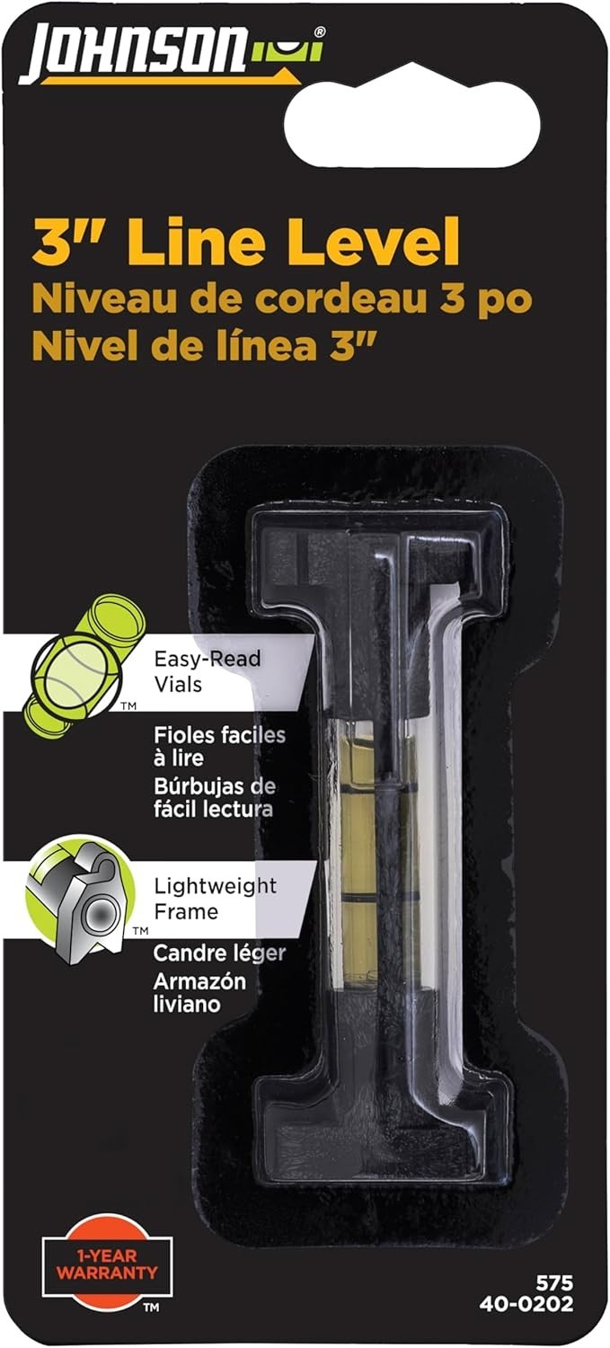 3" Structo-Cast Line Level - Durable & Precision Tool for Accurate Measurements