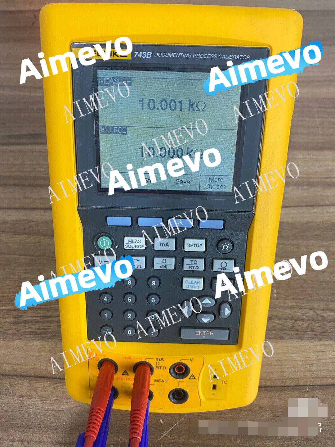 Fluke 743B Documenting Process Calibrator used