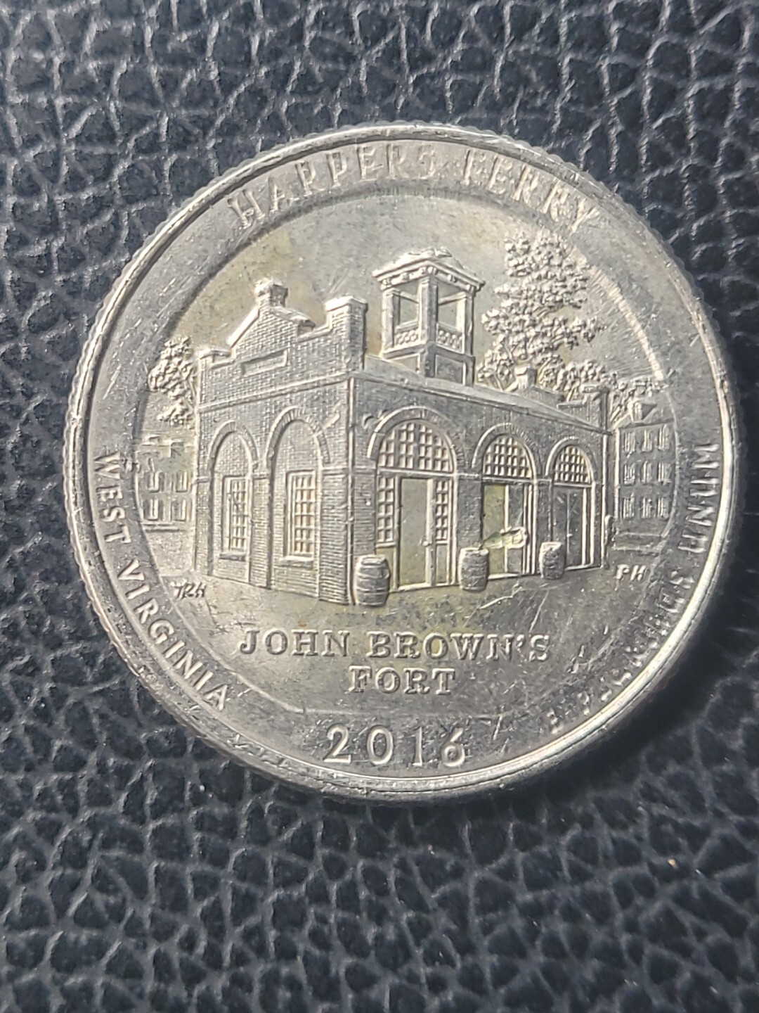 2016 P Harpers Ferry ATB Quarter DDR US MINT ERROR - WDDR-078 *Window Doubling*