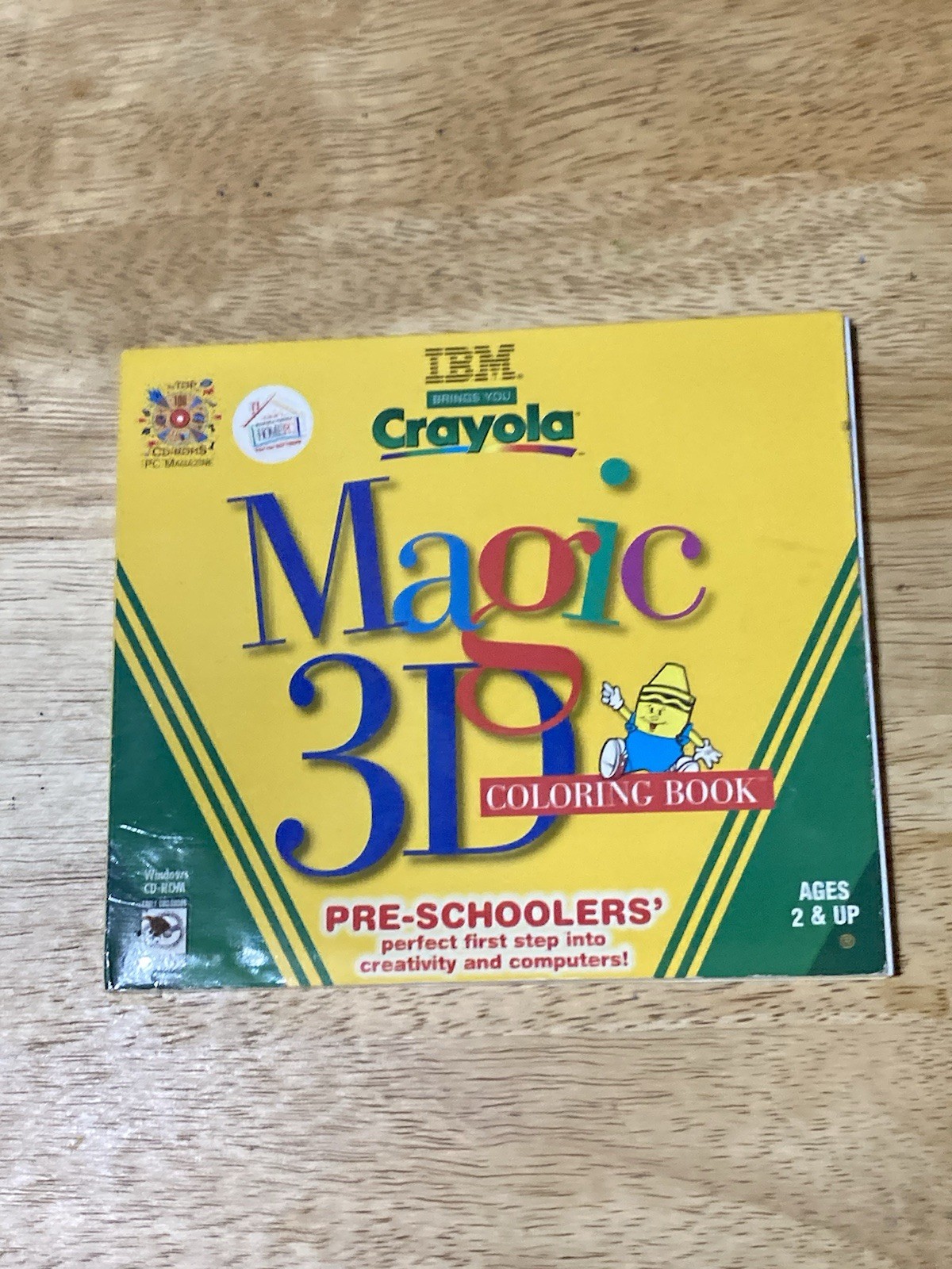 Crayola Magic 3D Coloring Book (Ages 2+) (PC-CD, 2003) Windows