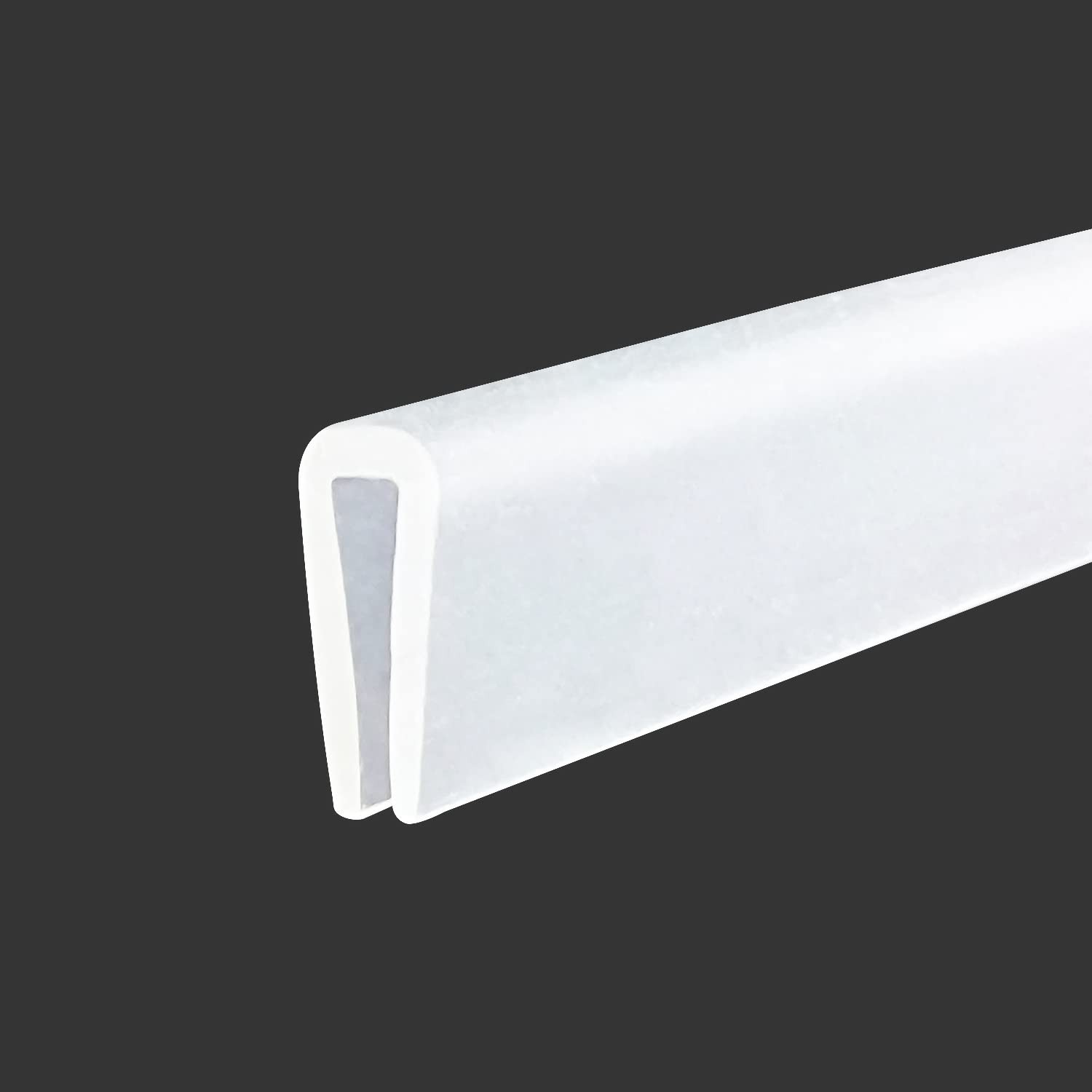 Clear Rubber Edge Trim，U Channel Silicone Rubber Edge Trim, 3/32" Slot, Fit f...