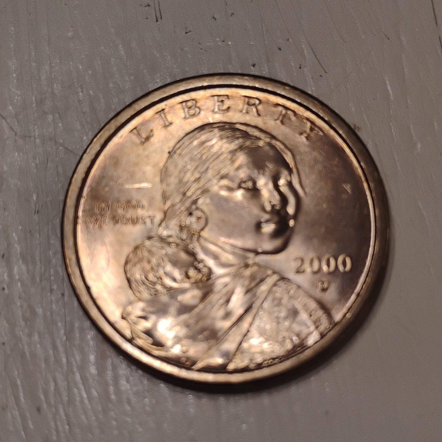 2000-P Sacagawea Native American $1 Coin Business Strike KM# 322 Philadelphia