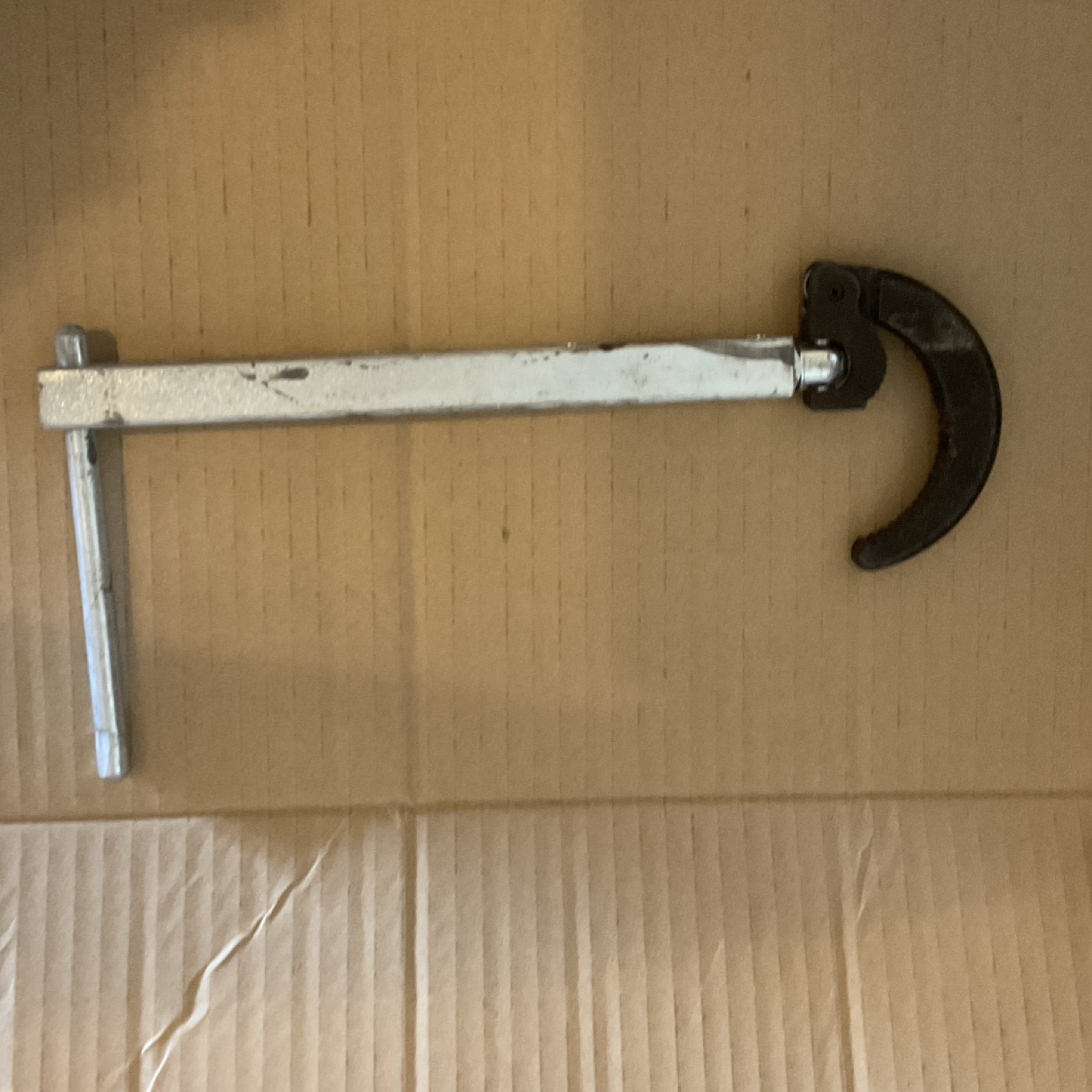 RIDGID 109 Adjustable Steel Pipe Wrench Non-Ratcheting Silver Black Tool