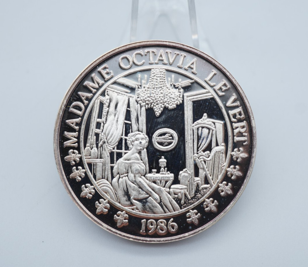 Le Krewe De Bienville 1986 Madame Octavia Le Vert 1 oz .999 Fine Silver - U918