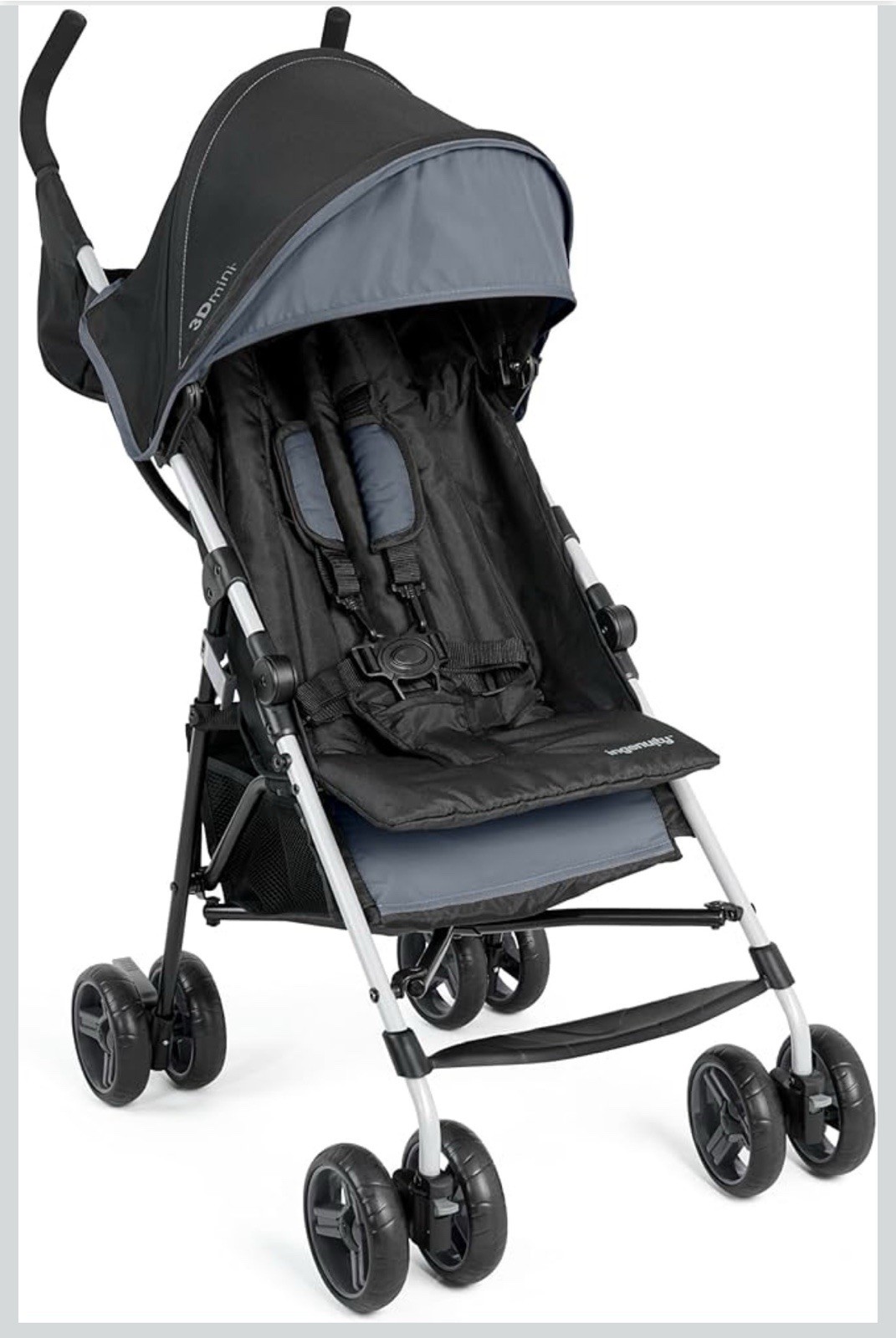 Ingenuity 3D Mini Convenience Umbrella Stroller Lightweight Compact Fold Slate